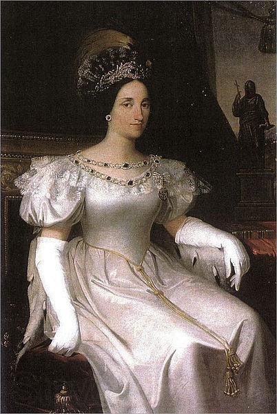 Adeodato Malatesta Portrait of Maria Beatrix Victoria of Savoia Norge oil painting art
